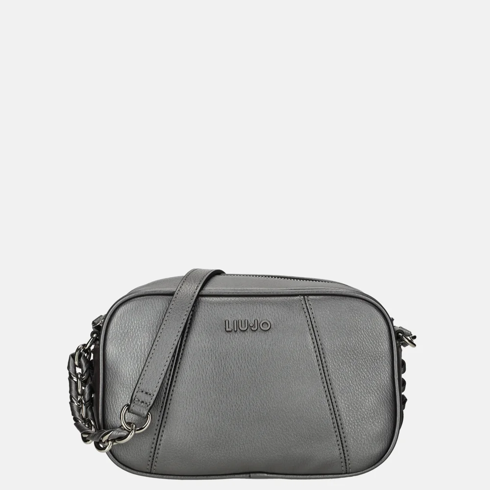 Liu Jo camera bag crossbody tas antracite metallic